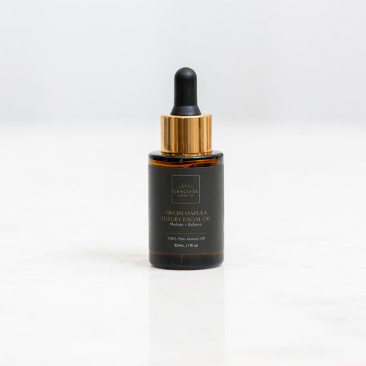 VIRGIN MARULA LUXURY FACIAL OIL - Graceful Glow Co